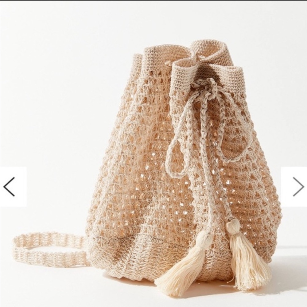 Urban outfitters crochet backpack